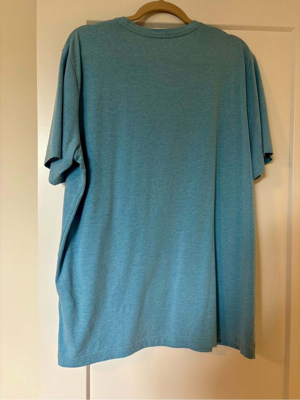 Under Armour Men's Heather Aqua Performance Short Sleeve Tee - Picture 4 of 5